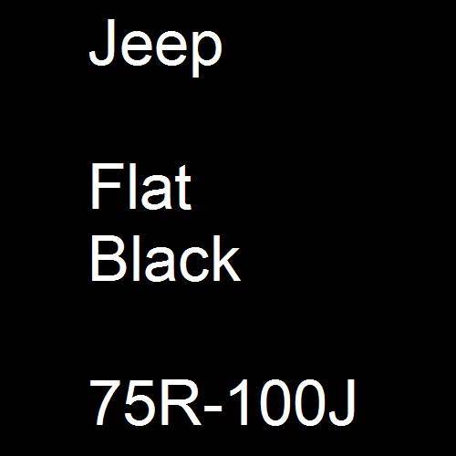 Jeep, Flat Black, 75R-100J.